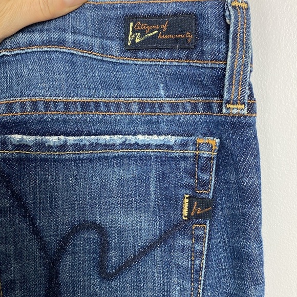 Citizens of Humanity Kelly Stretch Low Waist Cropped Jeans - Picture 8 of 12